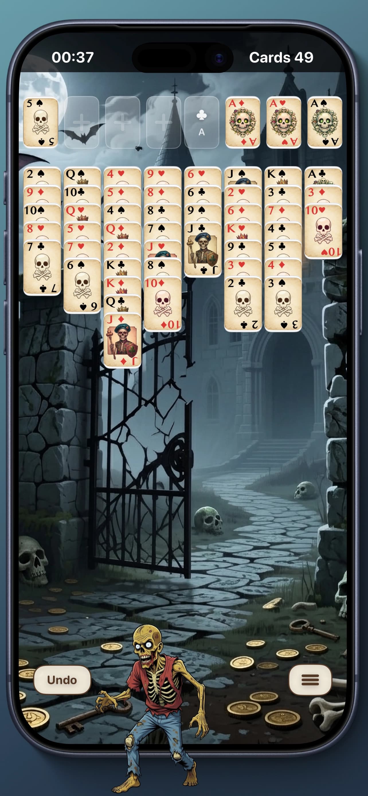 Freecell Zombie Solitaire - Thumbnail 2