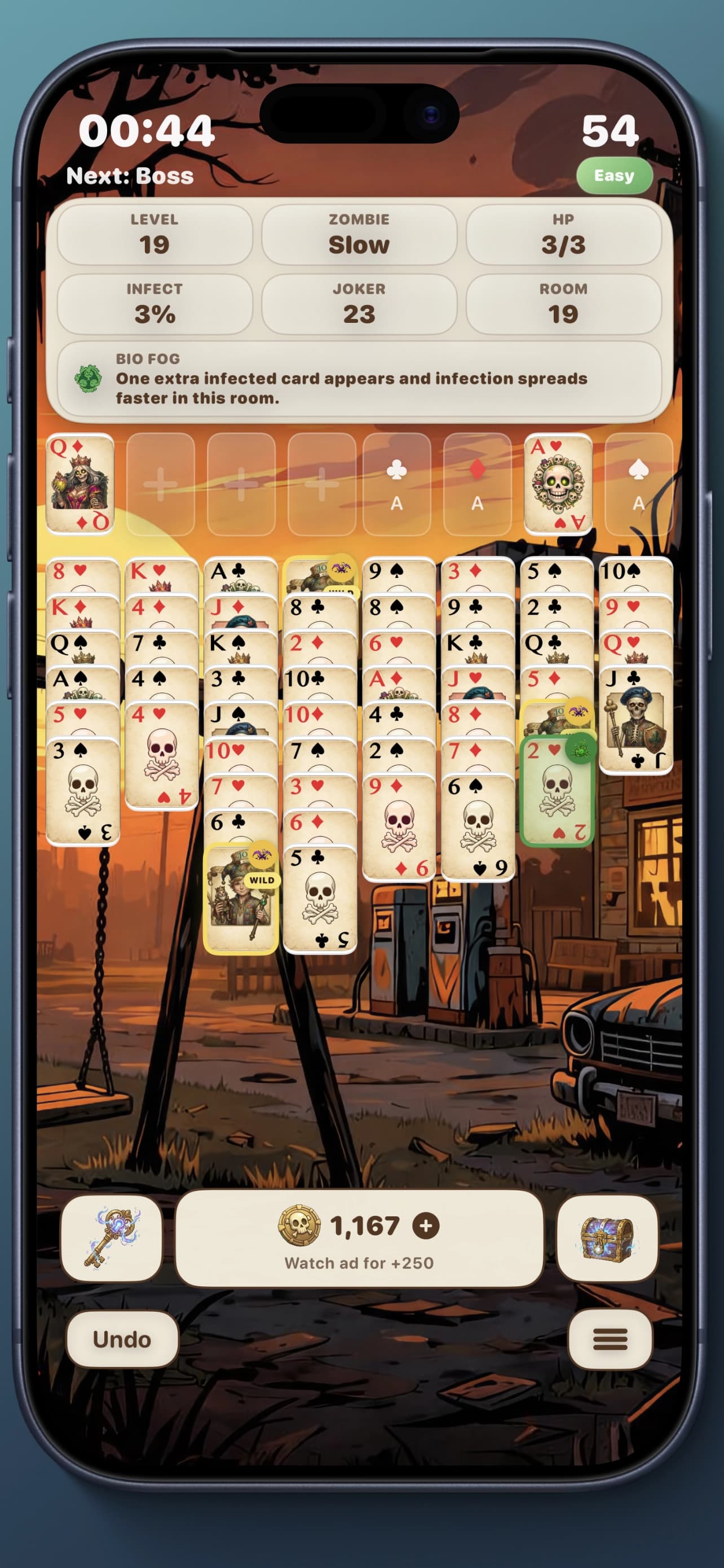 Freecell Zombie Solitaire - Thumbnail 5