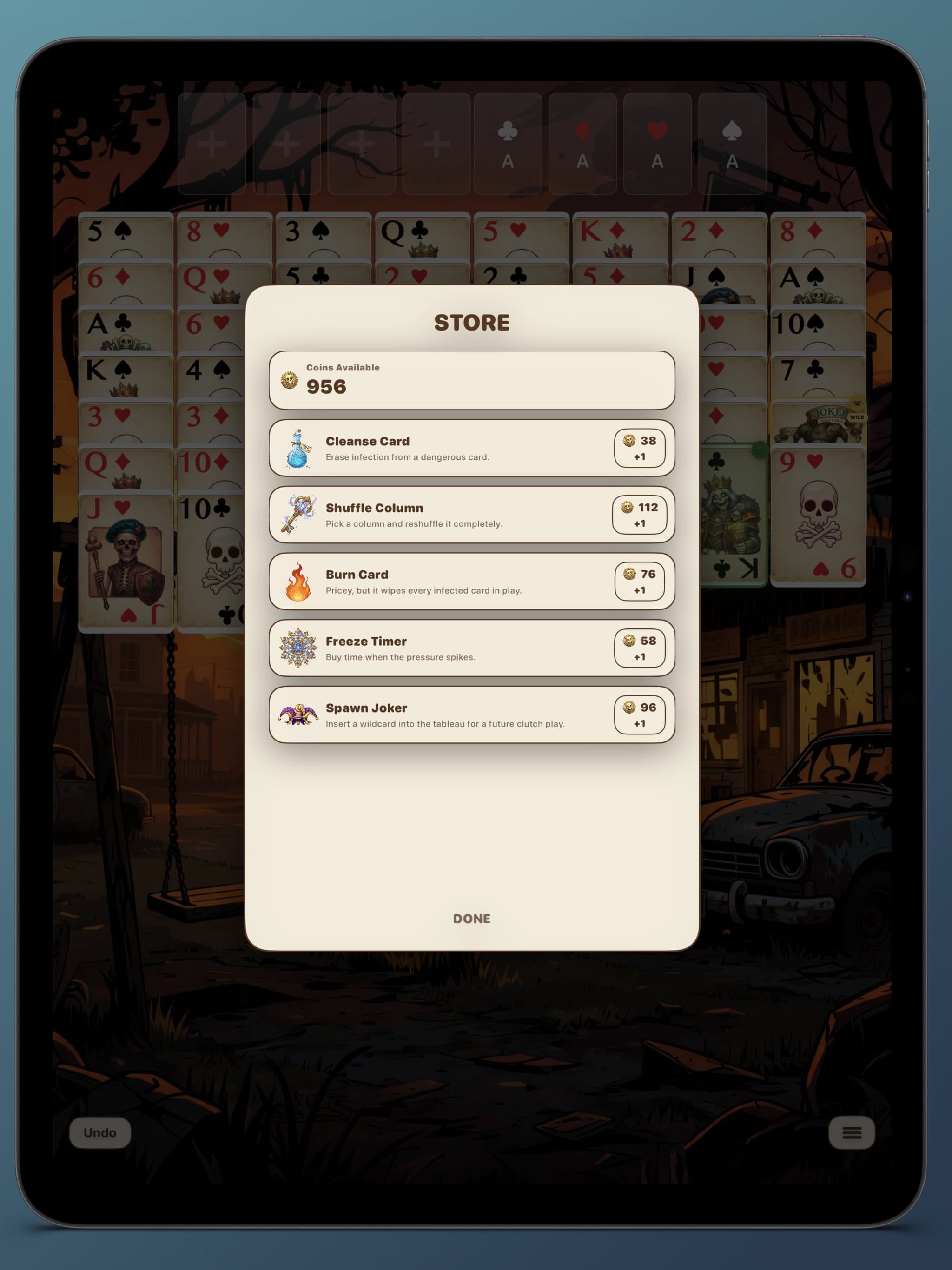 Freecell Zombie Solitaire - Thumbnail 6