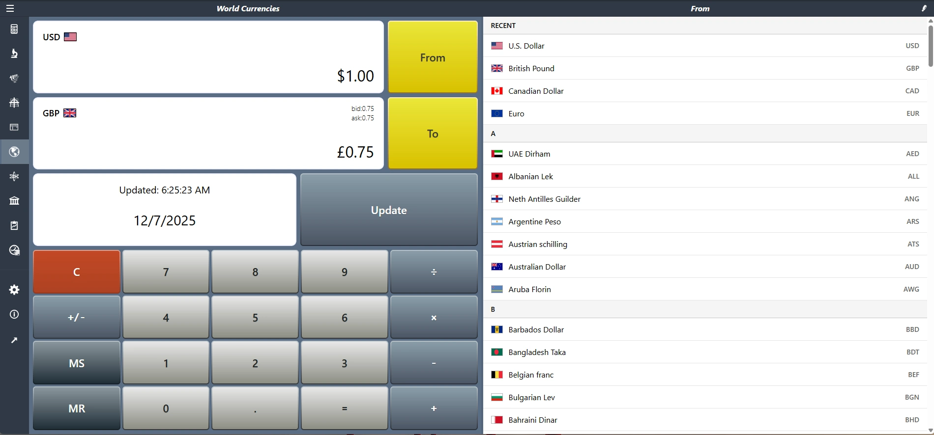 Currency Conversion Made Simple with CalcPro