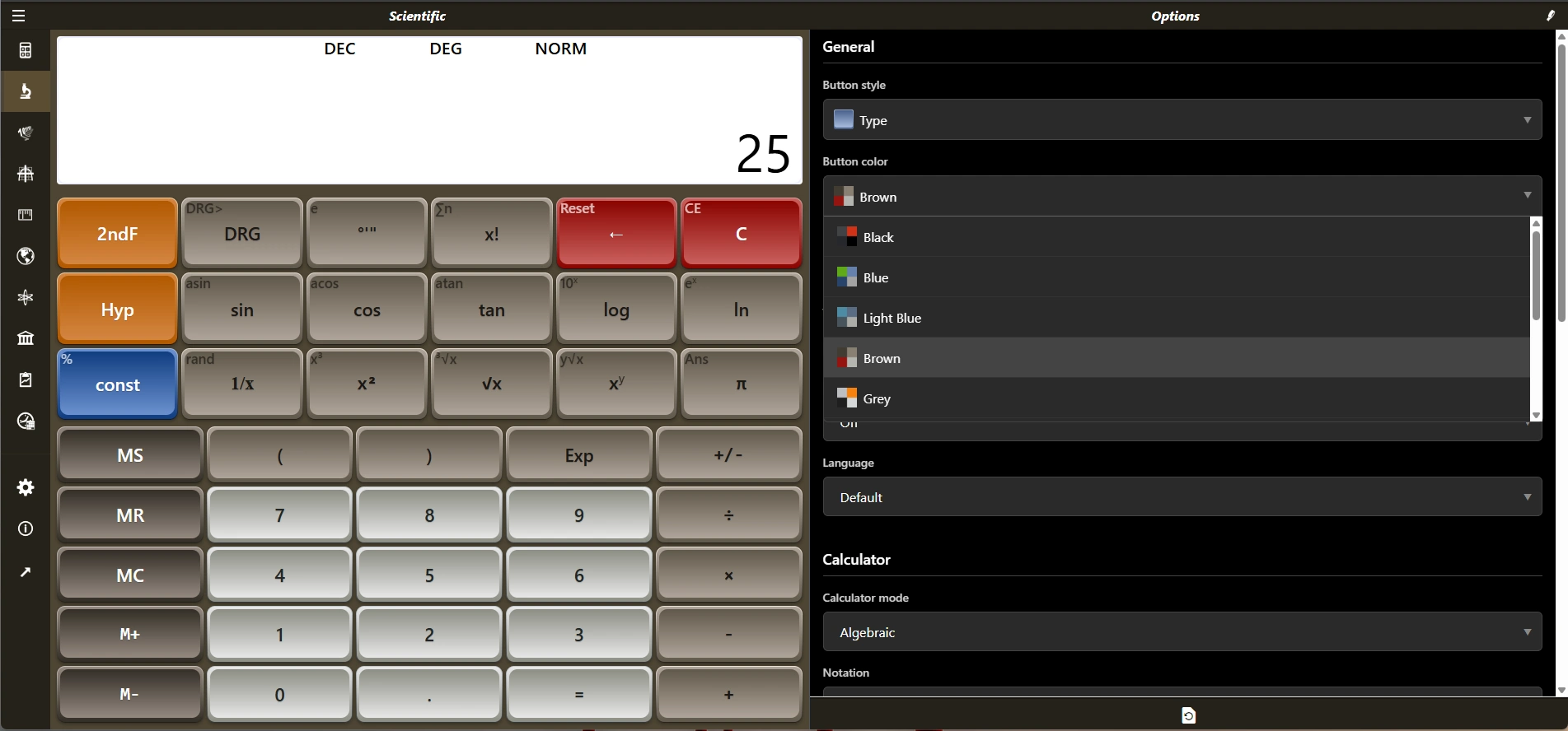 Customize Your Calculator - CalcPro Themes and Settings