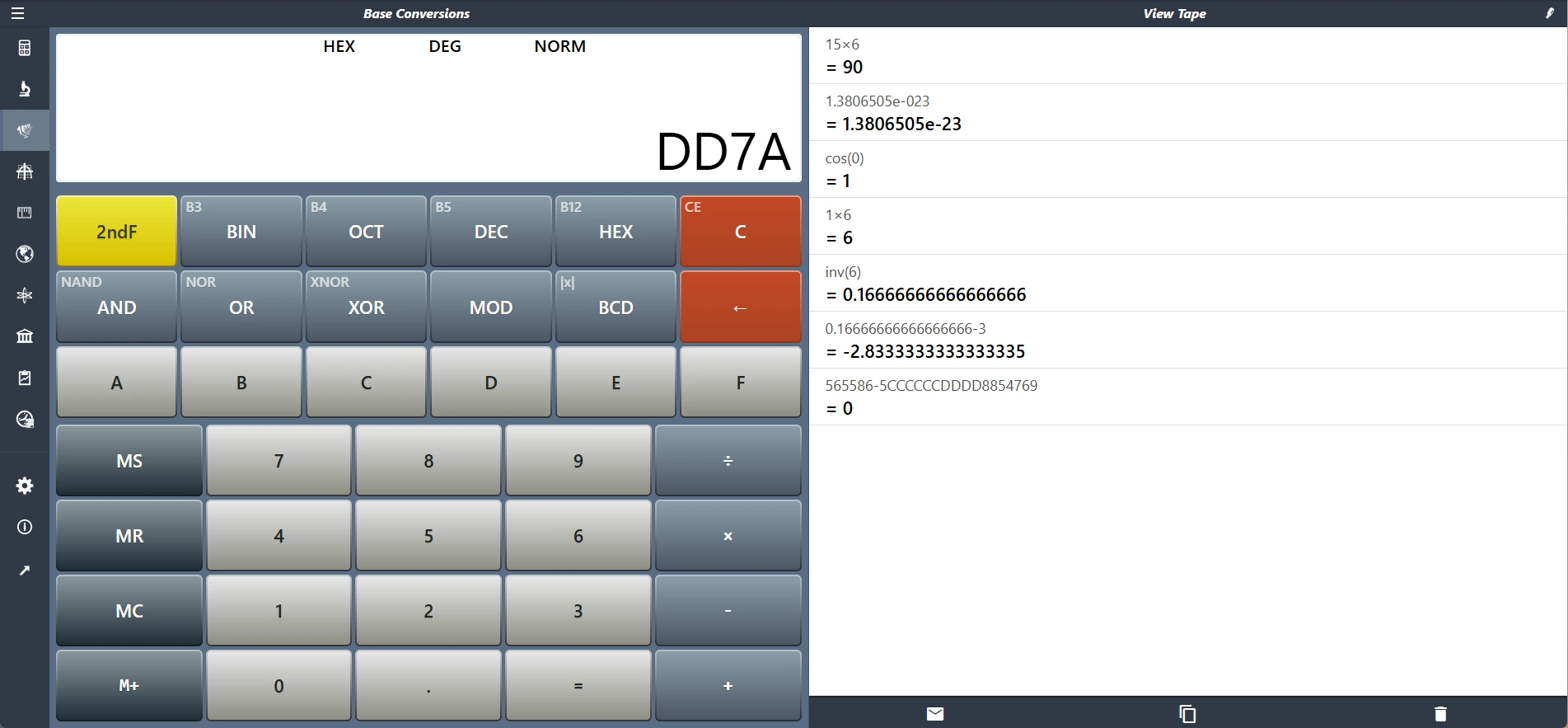 Base Conversions Made Easy - CalcPro's Programmer Calculator