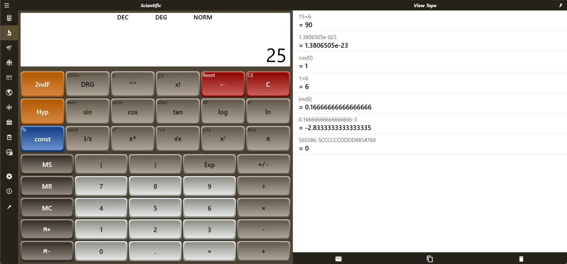 Working with Very Large and Small Numbers - Scientific Notation in CalcPro