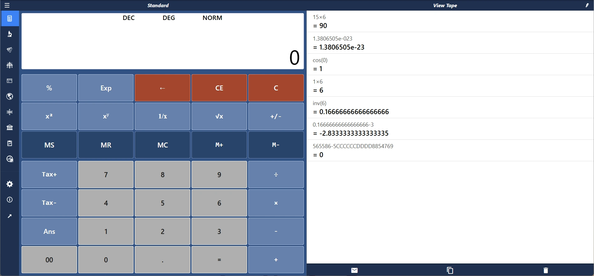 Everyday Math Made Easy - CalcPro's Standard Calculator