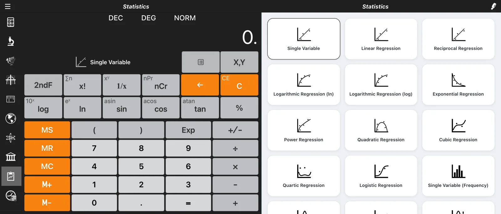 Statistics Calculator Guide: Descriptive Stats and 10 Regression Models